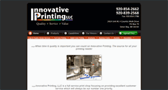 Desktop Screenshot of innovativeprintingllc.com